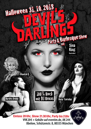 Devil's Darlings Burlesque Show & Halloweenparty in München